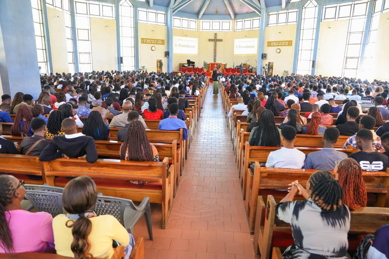 Chapel worship service at NBCEA